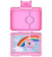 Yumbox Lunchbox w. 3 Rooms - Bento Snack - Fifi Pink - Rainbow