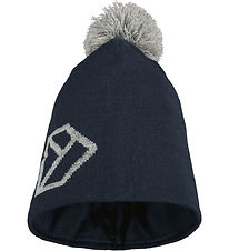 Didriksons Knitted Beanie - Dropi - Navy