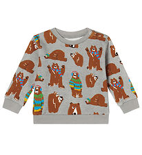 Stella McCartney Kids Sweatshirt - Grey Melange w. Bears