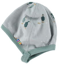 Joha Bonnet de Bb - Laine/Coton - Dusty Vert av. Oies