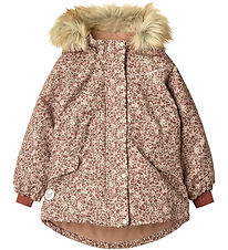 Wheat Winter Coat - Mathilde Tech - Rose Dust Flowers