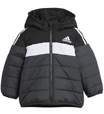 adidas Performance Vadderad jacka - IN F PAD JKT - Svart/Vit