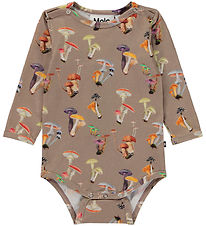 Molo Bodysuit l/s - Foss - Mini Fungi