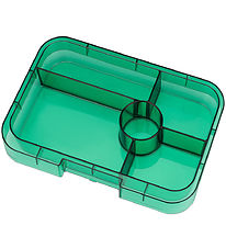 Yumbox Insert tray w. 5 Rooms - Tapas - Clear Green