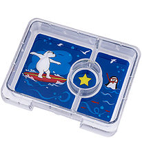 Yumbox innsetningarbakki M. 3 hólf - Snarl - Polar Bear