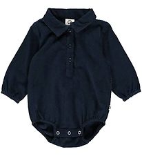 Msli Shirt Bodysuit l/s - Corduroy - Night Blue