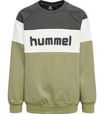 Hummel Sweatshirt - hmlClaes - Oil Green