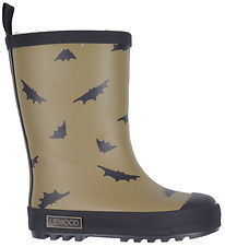 Liewood Rubber Boots w. Lining - Mason - Bats/Khaki