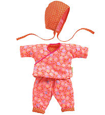 Djeco Doll Clothes - Petunia - Pink/Orange