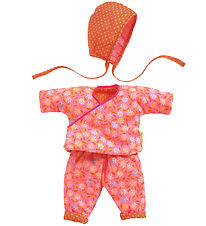 Djeco Poppenkleding - Petunia - Roze/Oranje