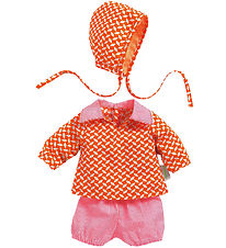 Djeco Poppenkleding - Pepijn - Roze/Oranje