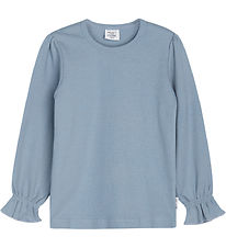 Hust and Claire Blouse - Rib - Amma - Blue Tint