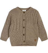 Hust and Claire Cardigan - Knitted - Charli - Deer Brown Melange