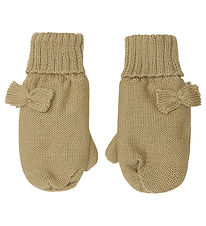Hust and Claire Mittens - Wool - Flori - Sands