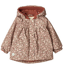 Wheat Winter Coat - Mimmi Tech - Rose Dust Flowers