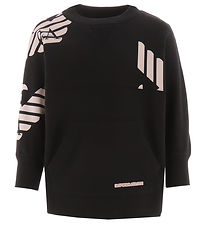 Emporio Armani Peysa - Svart/Bleikt
