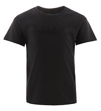 Emporio Armani T-Shirt - Noir m. Logo/Strass
