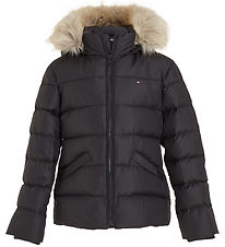 Tommy Hilfiger Dunjacka - Essential Down - Svart