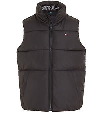 Tommy Hilfiger Pehmustettu liivi - Essential - Musta