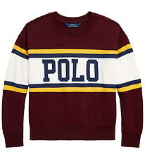 Polo Ralph Lauren Sweatshirt - Cheer Bubble - Bordeaux w. White