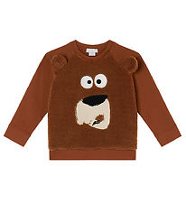 Stella McCartney Kids Peysa - Brúnt M. Björn/Flís