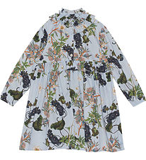 Robe Christina Rohde - Bleu av. Fleurs