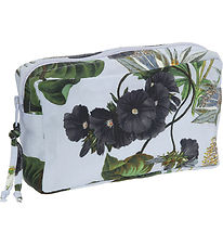 Christina Rohde Toiletry Bag - Little - Blue w. Flowers
