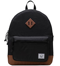 Herschel Backpack - Heritage Youth - EcoSystem - Black/Saddle Br