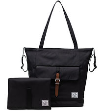 Herschel Changing Bag - Retreat Tote - EcoSystem - Black