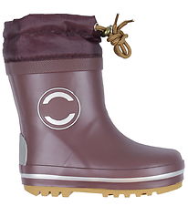 Mikk-Line Rubber Boots w. Lining - Huckleberry