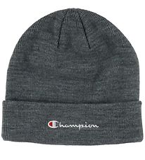 Champion Mütze - Strick - Junior - 2-lagig - Grau Melange