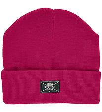 Mikk-Line Beanie - Knitted - Fuchsia Ed