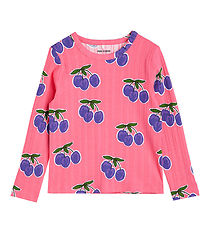 Mini Rodini Blouse - Rib - Plum - Pink
