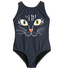 Mini Rodini Swimsuit - UV50+ - CAT Face - Multi