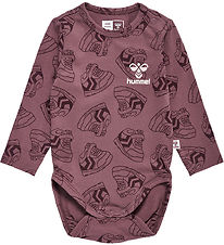 Hummel Bodysuit l/s - hmlSneaker - Rose Brown