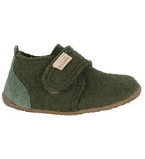 Living Kitzbhel Slippers - Wool - Moss