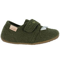 Living Kitzbühel Slippers - Wool - Monster - Moss