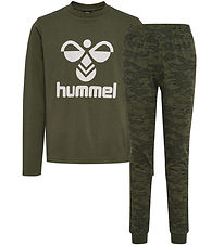 Hummel Pyjama Set - hmlNolan - Olive Night