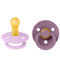 Bibs Colour Speen - 2-pack - Maat 2 - Rond - Violet Lucht/Mau