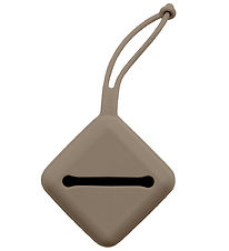 BIBS Snúðabox - Sílikon - 7,5x5 cm - Dark Oak