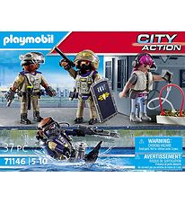 Playmobil City Action - SWAT-figuurisarja - 71146 - 37 Osaa