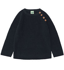 FUB Blouse - Wool - Rib - Dark Navy