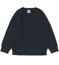 FUB Blouse - Wool - Rib - Dark Navy