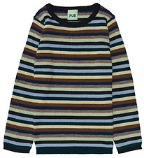 FUB Blouse - Wool - Rib - Multi Stripe