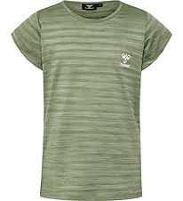Hummel T-Shirt - hmlSUTKIN - Olie Green