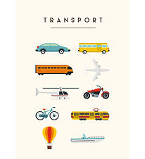 Citatplakat Poster - Kinderplakat - Transport - A3