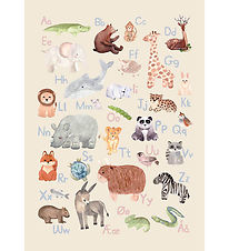 Citatplakat Poster - Children's poster - Animals Alphabet - A3