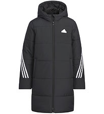 adidas Performance Fóðruð kápa - JK 3S L PAD JKT - Svart