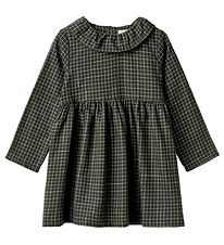 Wheat Dress - Violetta - Black Coal Check