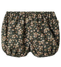 Wheat Bloomers - Plis - Black Fleurs charbon